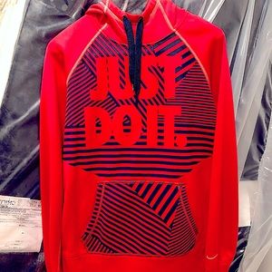 Like New Nike Just Do It Pink Hoodie (Adult Small)